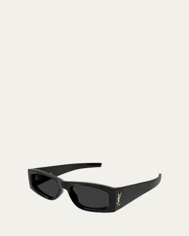 Saint Laurent Rectangular Acetate Sunglasses | Thumbnail 2