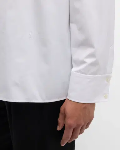 Saint Laurent Men's Poplin Dress Shirt | Thumbnail 6 Saint Laurent Men's Poplin Dress Shirt | Thumbnail 6