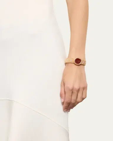 Buccellati Macri 18K Yellow Gold Diamond and Agate Watch | Thumbnail 2 Buccellati Macri 18K Yellow Gold Diamond and Agate Watch | Thumbnail 2