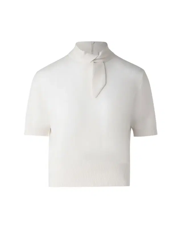 Akris Short Knot Collar Cashmere Sweater