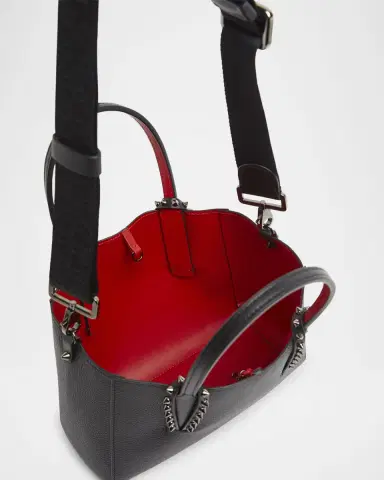 Christian Louboutin Cabata Soft East-West Mini Shoulder Bag in Grained Leather | Thumbnail 2