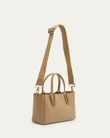 Christian Louboutin Cabata Soft East-West Mini Shoulder Bag in Grained Leather | Thumbnail 8
