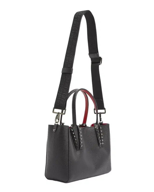 Cabata Soft East-West Mini Shoulder Bag in Grained Leather