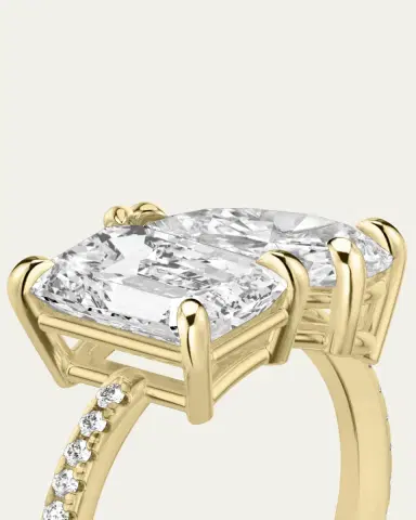 VRAI 14K Gold Toi Moi Lab Grown Diamond Ring, 3.00tcw | Thumbnail 3