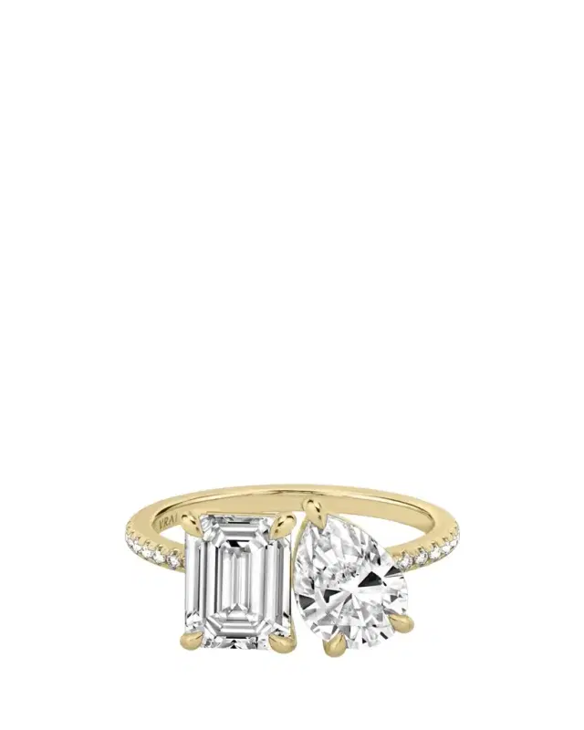 14K Gold Toi Moi Lab Grown Diamond Ring, 3.00tcw