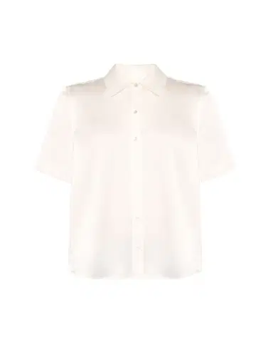 L'Agence Ellah Short-Sleeve Silk Blouse | Thumbnail 1 L'Agence Ellah Short-Sleeve Silk Blouse | Thumbnail 1
