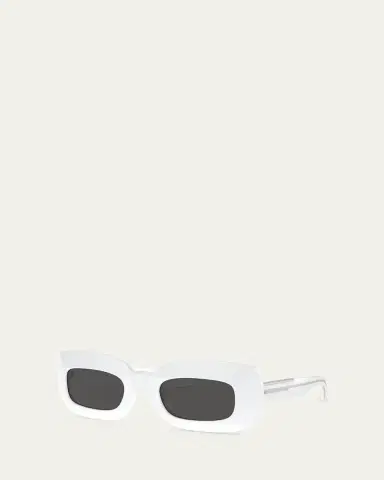 Khaite x Oliver Peoples Beveled Acetate Rectangle Sunglasses | Thumbnail 2 Khaite x Oliver Peoples Beveled Acetate Rectangle Sunglasses | Thumbnail 2