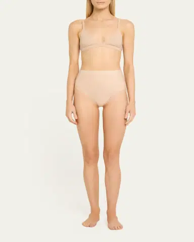 Spanx Sheer Power High-Rise Shaping Thong | Thumbnail 2