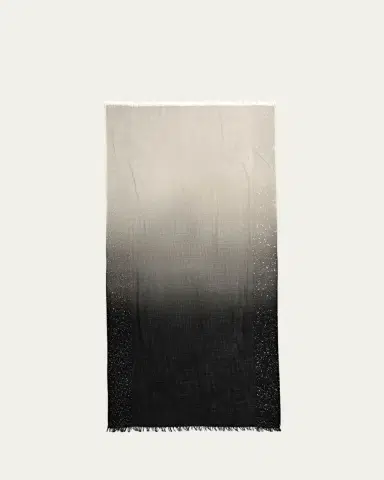 Faliero Sarti Dania Sequined Ombre Wool-Silk Scarf | Thumbnail 5