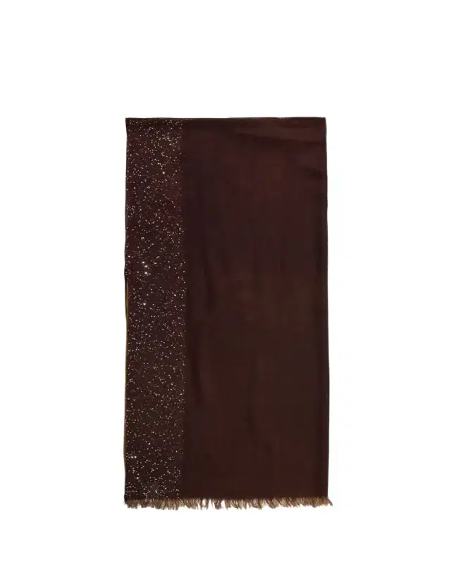 Faliero Sarti Dania Sequined Ombre Wool-Silk Scarf