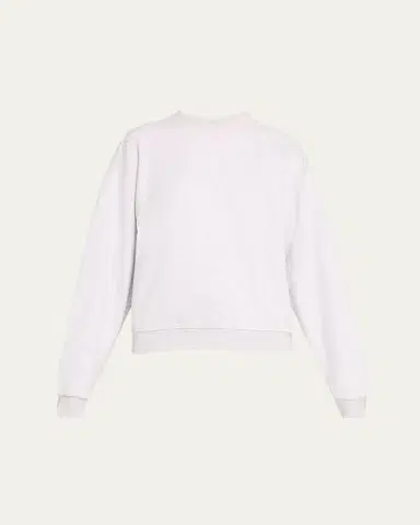 Skims Cotton Fleece Crewneck Pullover | Thumbnail 6