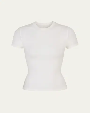 SKIMS Cotton Jersey Crewneck T-Shirt | Thumbnail 3