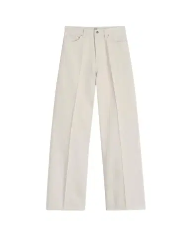 TOTEME High-Rise Straight-Leg Press-Creased Denim Jeans | Thumbnail 1 TOTEME High-Rise Straight-Leg Press-Creased Denim Jeans | Thumbnail 1