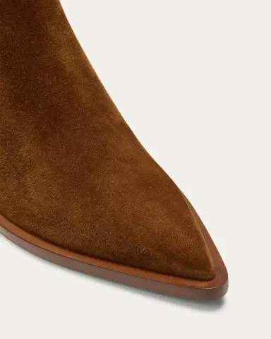 Gianvito Rossi Wylie Suede Western Chelsea Booties | Thumbnail 7