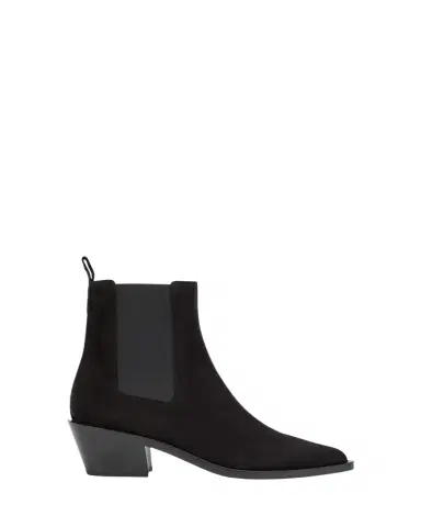 Gianvito Rossi Wylie Suede Western Chelsea Booties | Thumbnail 1