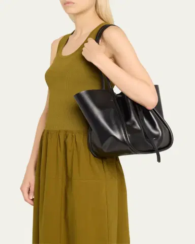Proenza Schouler Large Ruched Calf Leather Tote Bag | Thumbnail 2