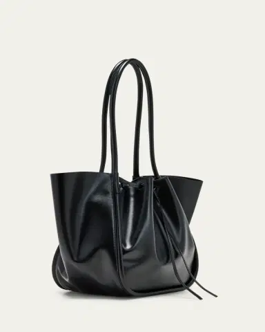 Proenza Schouler Large Ruched Calf Leather Tote Bag | Thumbnail 3