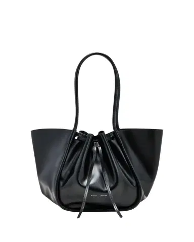 Proenza Schouler Large Ruched Calf Leather Tote Bag | Thumbnail 1