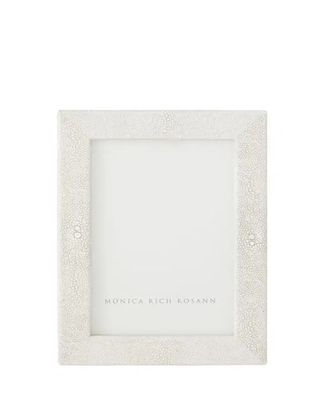 Photographer's Molding Shagreen-Embossed Faux Leather Frame, 4" x 6"