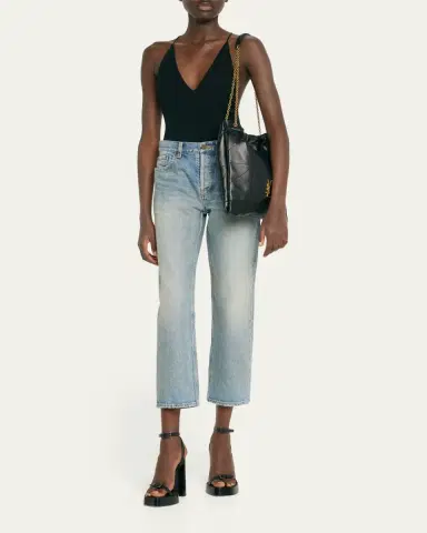 Saint Laurent Jamie 4.3 Pochon YSL Shoulder Bag in Quilted Leather | Thumbnail 5 Saint Laurent Jamie 4.3 Pochon YSL Shoulder Bag in Quilted Leather | Thumbnail 5