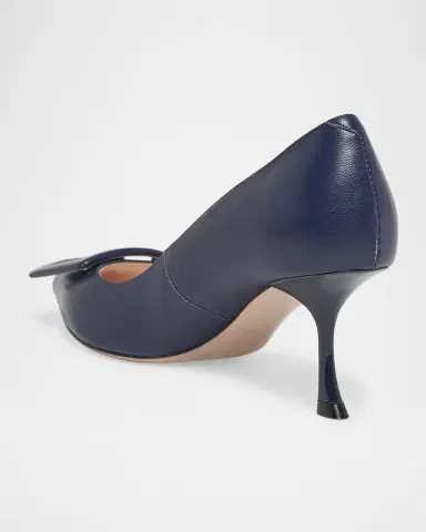 Roger Vivier Viv In The City Leather Buckle Pumps | Thumbnail 3 Roger Vivier Viv In The City Leather Buckle Pumps | Thumbnail 3