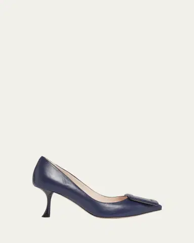 Roger Vivier Viv In The City Leather Buckle Pumps | Thumbnail 6 Roger Vivier Viv In The City Leather Buckle Pumps | Thumbnail 6