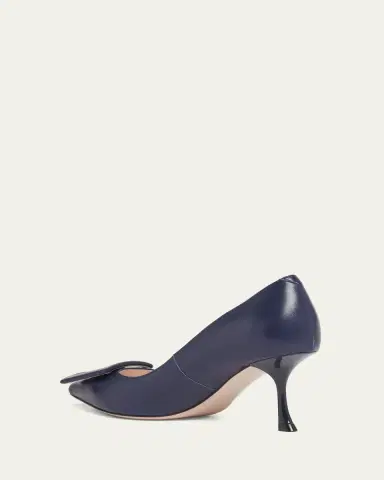 Roger Vivier Viv In The City Leather Buckle Pumps | Thumbnail 9 Roger Vivier Viv In The City Leather Buckle Pumps | Thumbnail 9