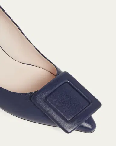 Roger Vivier Viv In The City Leather Buckle Pumps | Thumbnail 10 Roger Vivier Viv In The City Leather Buckle Pumps | Thumbnail 10