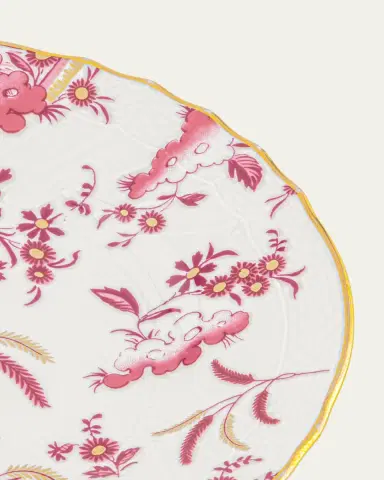 Ginori 1735 Oro di Doccia Magenta Flat Bread Plate | Thumbnail 4