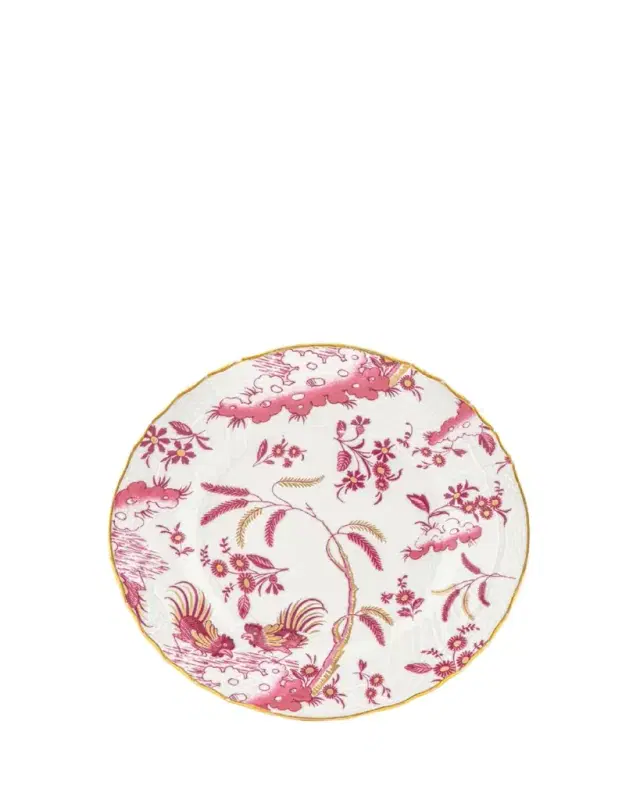 Oro di Doccia Magenta Flat Bread Plate