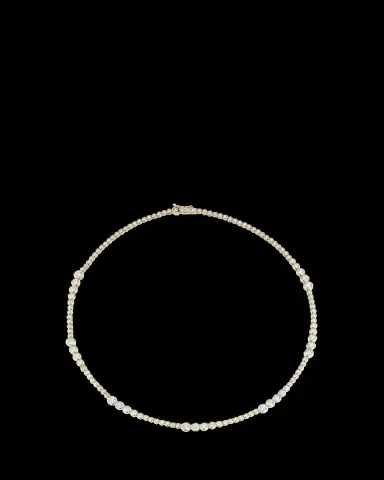 ONDYN Grand Rainsun Tennis Necklace, 15"L | Thumbnail 2