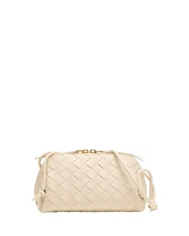 Bottega Veneta Zip Leather Pouch Shoulder Bag | Thumbnail 1 Bottega Veneta Zip Leather Pouch Shoulder Bag | Thumbnail 1