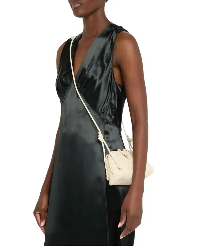 Bottega Veneta Zip Leather Pouch Shoulder Bag