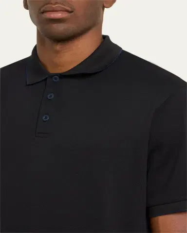 Giorgio Armani Men's Tipped Polo Shirt | Thumbnail 5