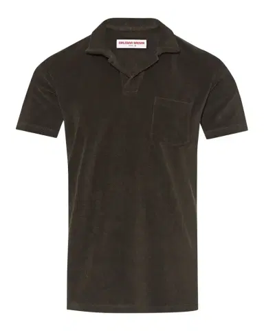 Orlebar Brown Men's Organic Cotton Terry Short-Sleeve Polo Shirt | Thumbnail 1 Orlebar Brown Men's Organic Cotton Terry Short-Sleeve Polo Shirt | Thumbnail 1