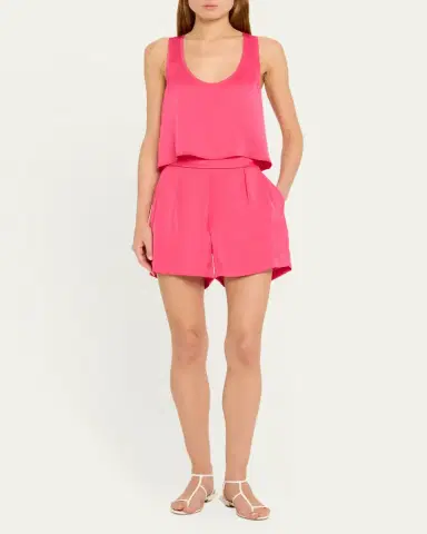 Ramy Brook Joss Satin Shorts | Thumbnail 2