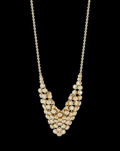 ONDYN Large Diamond Bias Pendant Necklace, 22"L | Thumbnail 2