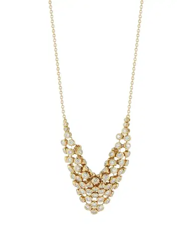 ONDYN Large Diamond Bias Pendant Necklace, 22"L | Thumbnail 1