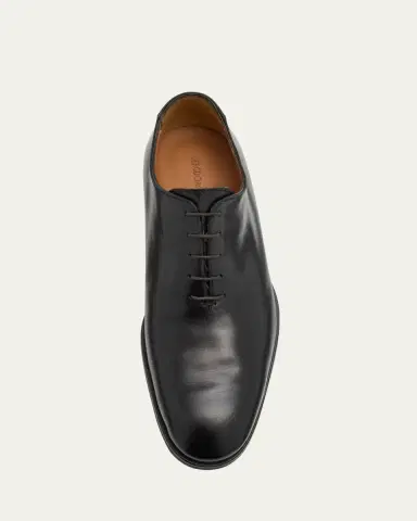 Bergdorf Goodman Men's Calf Leather Oxfords | Thumbnail 5