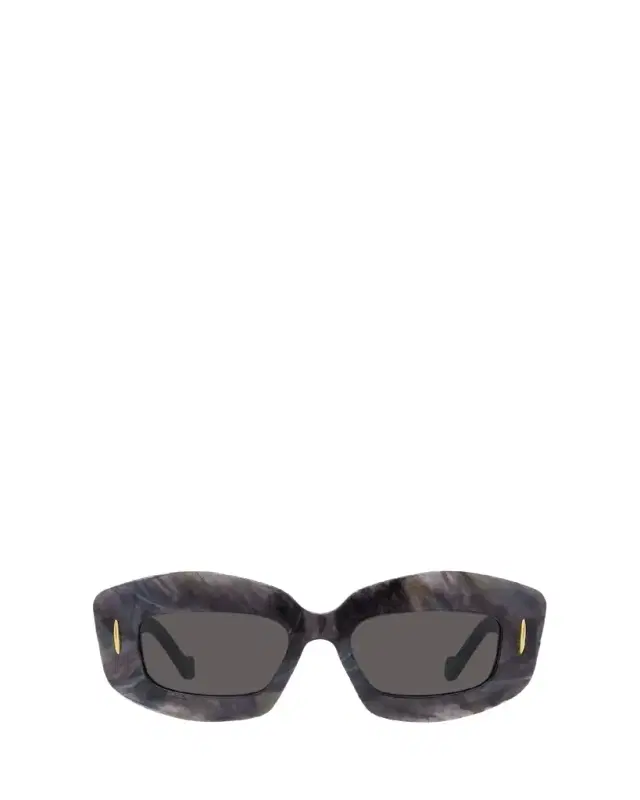 Silver Screen Chunky Acetate Rectangle Sunglasses