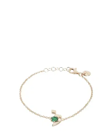 Procaccia Jewelry 18K Gold Hebrew LAMED Initial Bracelet | Thumbnail 1 Procaccia Jewelry 18K Gold Hebrew LAMED Initial Bracelet | Thumbnail 1