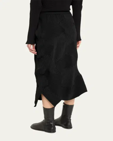 Issey Miyake Kone Kone Textural Ribbed Skirt | Thumbnail 3 Issey Miyake Kone Kone Textural Ribbed Skirt | Thumbnail 3