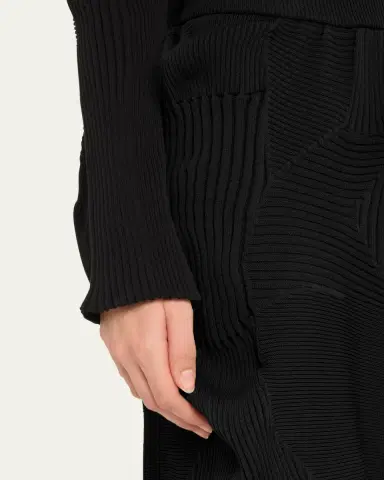 Issey Miyake Kone Kone Textural Ribbed Skirt | Thumbnail 5 Issey Miyake Kone Kone Textural Ribbed Skirt | Thumbnail 5