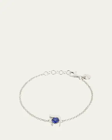 Procaccia Jewelry 18K Gold Hebrew HEI Initial Bracelet | Thumbnail 4