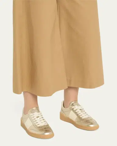 Valentino Garavani Upvillage Metallic Low-Top Sneakers | Thumbnail 7 Valentino Garavani Upvillage Metallic Low-Top Sneakers | Thumbnail 7
