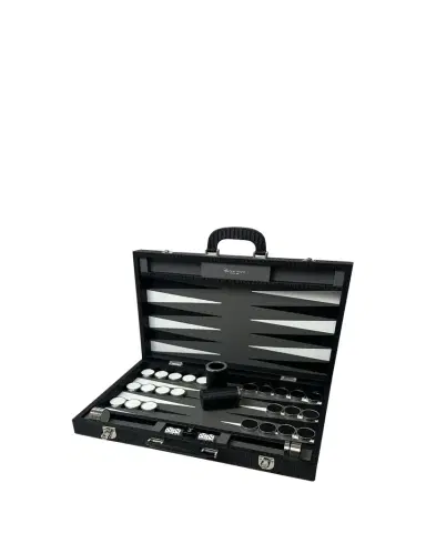 Renzo Romagnoli Carbon Fiber Large Backgammon Set | Thumbnail 1 Renzo Romagnoli Carbon Fiber Large Backgammon Set | Thumbnail 1