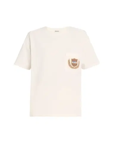 Bode Sportsman Crest Embroidered Patch Pocket Tee | Thumbnail 1