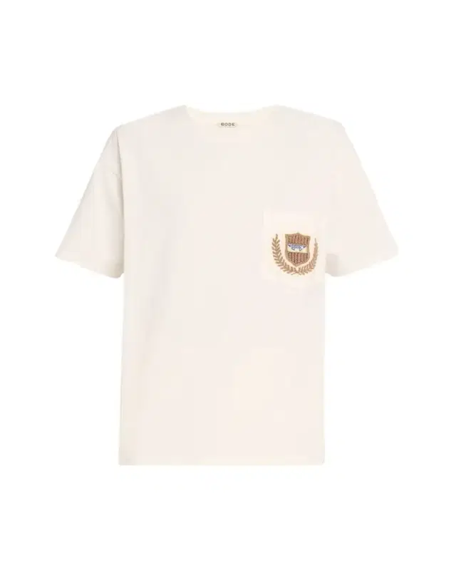 Sportsman Crest Embroidered Patch Pocket Tee