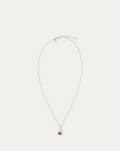 Procaccia Jewelry 18K Gold Hebrew VAV Initial Necklace | Thumbnail 3