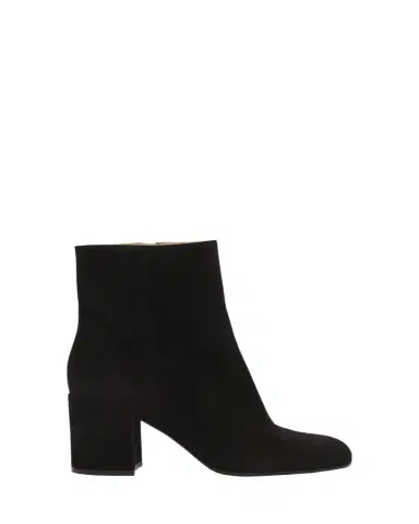 Gianvito Rossi Joelle Suede Block-Heel Booties | Thumbnail 1 Gianvito Rossi Joelle Suede Block-Heel Booties | Thumbnail 1